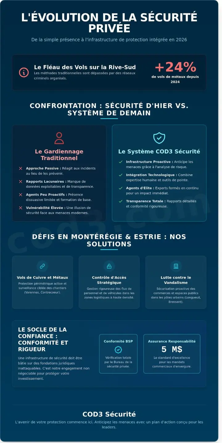 Agence de Sécurité sur la Rive-Sud de Montréal : L’Infrastructure de Protection 2026
